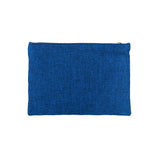 Mouftah El Chark Silver Evil Eye Beaded Cotton Pouch in Royal Blue