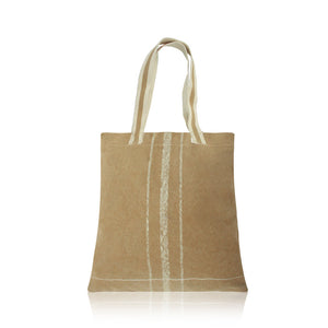 Kraft & Off-White Cedar Tote Bag