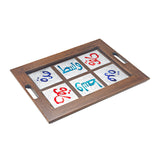 "Helwe Wassat Morra" Tray - Silver