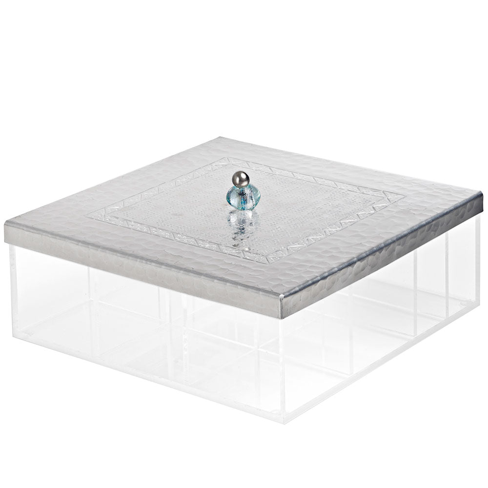 Aluminium Tea Box - 8 compartments