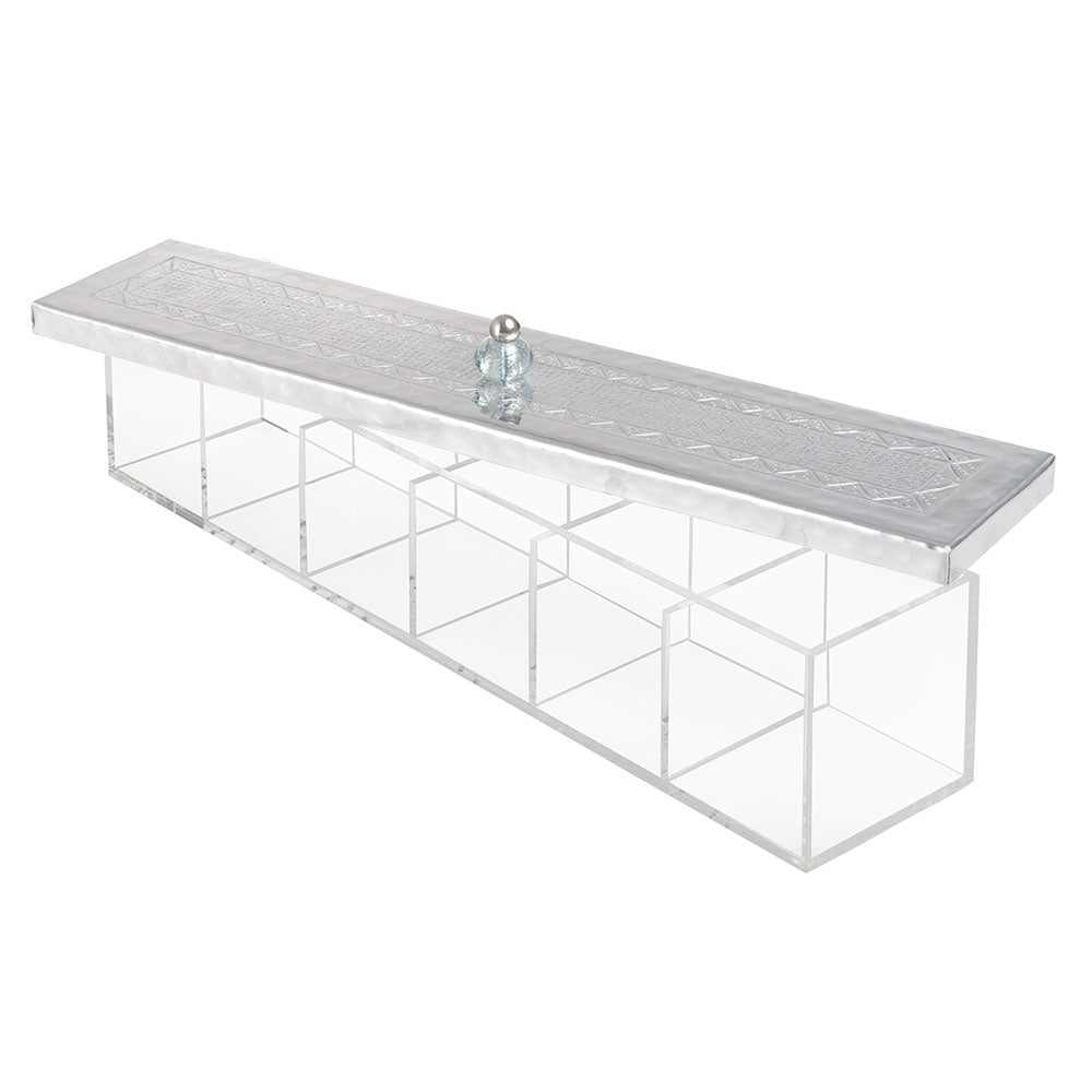Aluminium Tea Box - 6 compartments