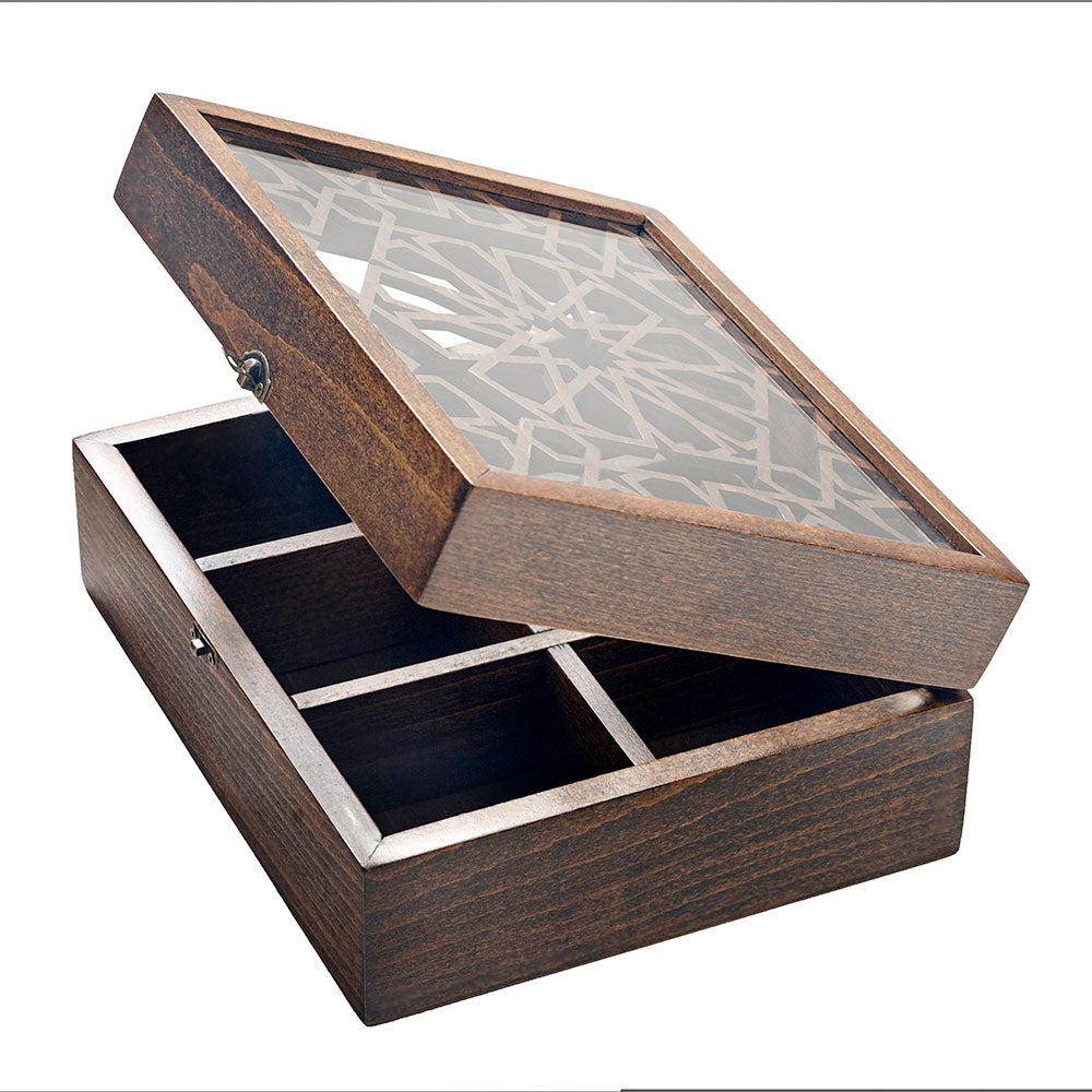 Moucharabieh Tea Box - 6 compartments 