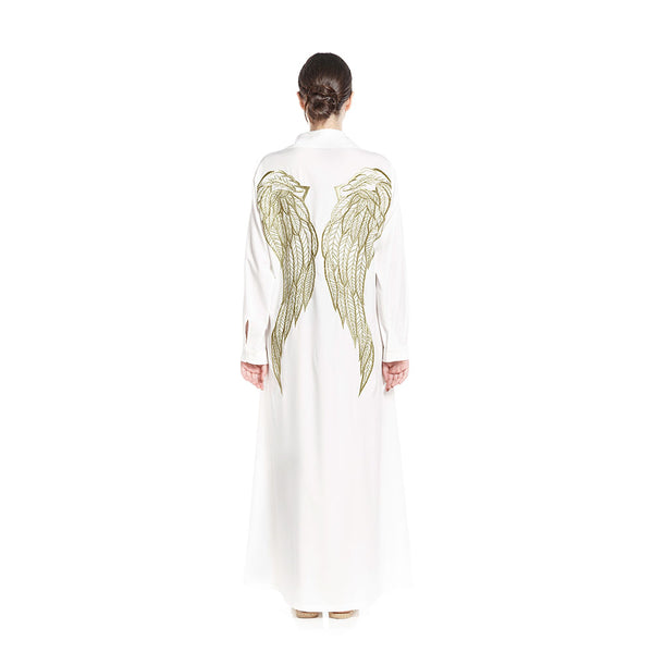 Fly High Dress in White