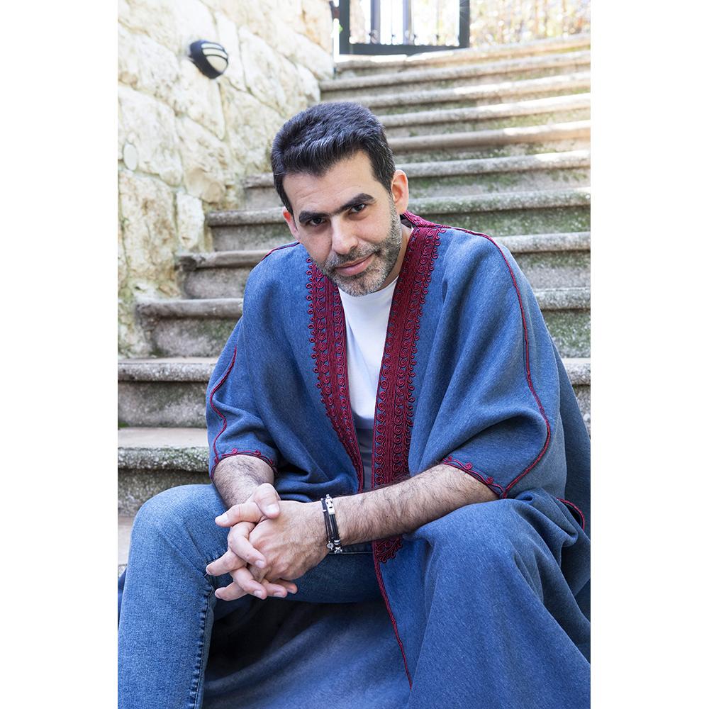 Mouftah El Chark Jean Blue Sweat Abaya