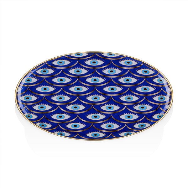 Royal Blue Multi Eye Presentation Plate