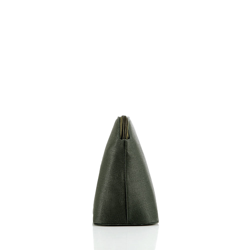 Olive Green Evil Eye Pouch