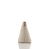 Beige Evil Eye Teardrop Pouch