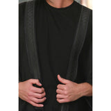 Black Light Wool Abaya
