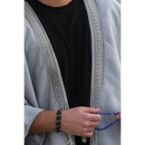 Light Grey Light Wool Abaya
