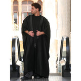 Black Light Wool Abaya