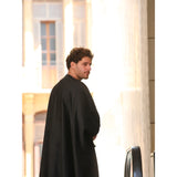 Black Light Wool Abaya
