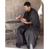 Grey Light Wool Abaya