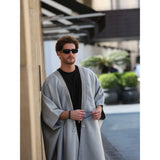 Light Grey Light Wool Abaya