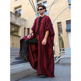 Burgundy Cashmere Abaya
