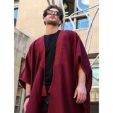 Burgundy Cashmere Abaya