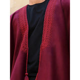 Burgundy Cashmere Abaya