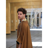Camel & Gold Jeans Cotton Abaya
