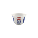 Blue Tulip Coffee Cups - Set of 6