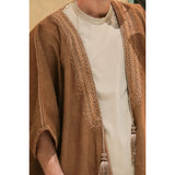 Real Camel Hair Fabric Abaya