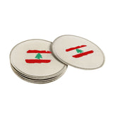 Lebanon Flag Coasters - Set of 6