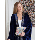 Arabic Calligraphy Velvet Abaya