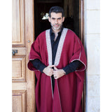 Burgundy Sweat Abaya