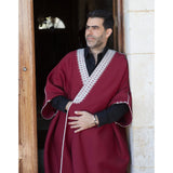 Burgundy Sweat Abaya