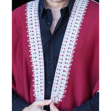 Burgundy Sweat Abaya
