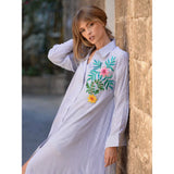 Bouquet Shirt Dress