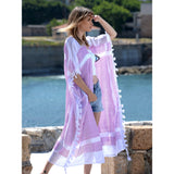 Pink Starry Eye Kaffieh Kaftan