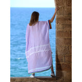 Summertime Kaffieh Kaftan in Purple