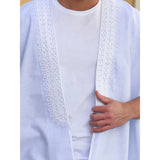 Light Grey Linen Abaya