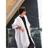 Light Grey Eternity Linen Abaya