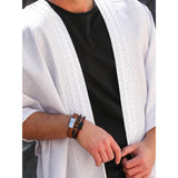 Light Grey Eternity Linen Abaya