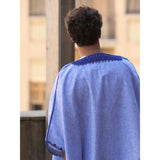 Blue Eternity Linen Abaya