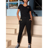 Golden Cedar Black Sweatpants