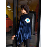 Mystery Eye Velvet Cape