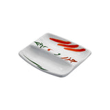 Mouftah El Chark Carrots & Cucumbers Ceramic Plate