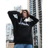 Habibi White Black Hoodie
