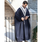 Navy Blue Light Wool Abaya