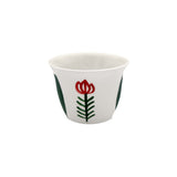 Green Tulip Tea Cup