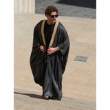 Gold & Grey Jeans Abaya