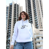 Drama Queen White Hoodie