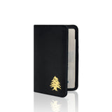 Real Leather Black Cedar Passport Cover