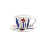 Blue Tea Cup With Plate