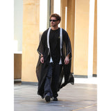 Silver & Black Najaf Abaya