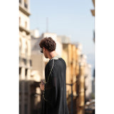 Gold & Black Najaf Tassel Abaya
