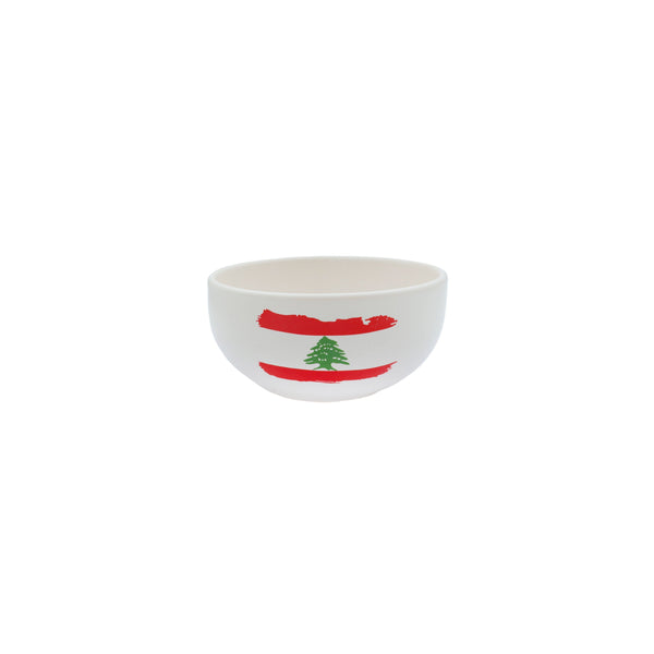 Flag of Lebanon Ceramic Bowl