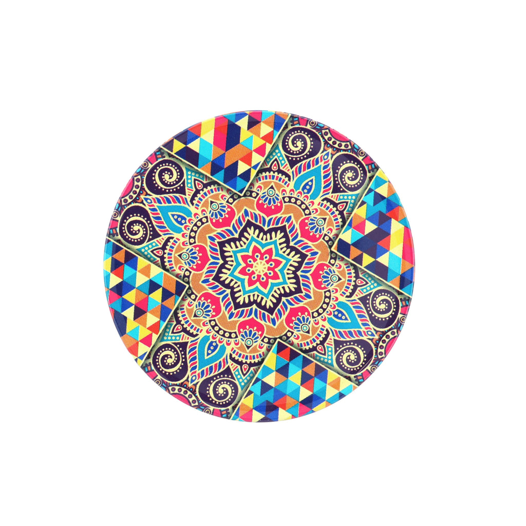 Colorful Tin Coasters - Set of 6 - 2