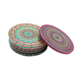 Colorful Tin Coasters - Set of 6 - 3